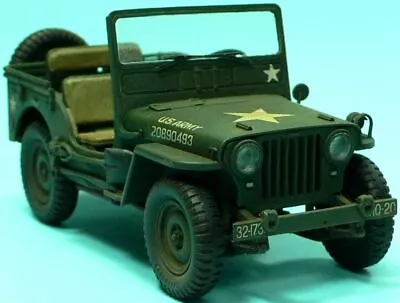 Pro Built Model US Army Jeep Willys 1/35 + Resin Parts (Pre Order) 1 Item • $225