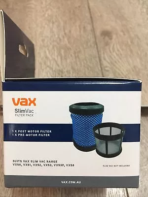 Vax Slimvac Filter Pack Vx50F For Vx50 Vx51 Vx53 Vx53P Vx58 • $28