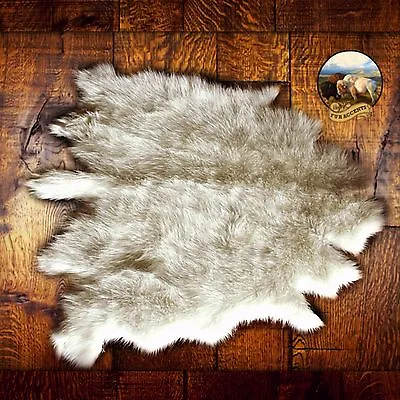 $299.99 • Buy Plush Luxury Fur Buffalo Skin Hide Pelt Rug White Throw Faux Fur Shag Sheepskin