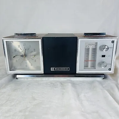 Panasonic Vintage Clock  Radio RC-7467 FM / AM Tested Works RC7467 Mid Century • $89.84