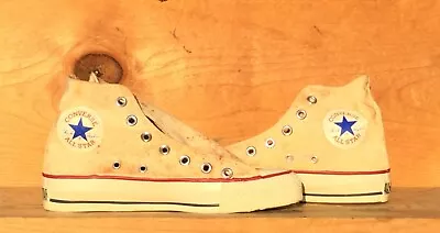 Vintage 1980s Converse All Star Made In USA White Size 5 READ AD! • $64.95