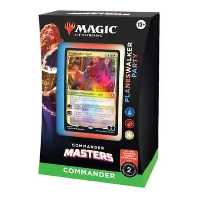 MTG Magic The Gathering: Commander Masters Planeswalker Party Commander Deck • $88.95