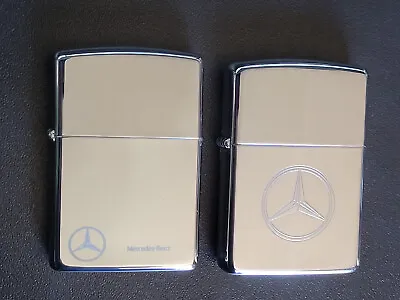 Not Found Elsewhere Set Of 2 Zippo Mercedes Benz February And September 1991 New • $145.29