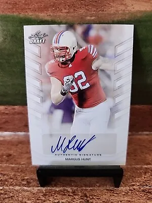 Margus Hunt 2013 Leaf Draft Rookie Auto BA-MH1 Indianapolis Colts RC • $14.39