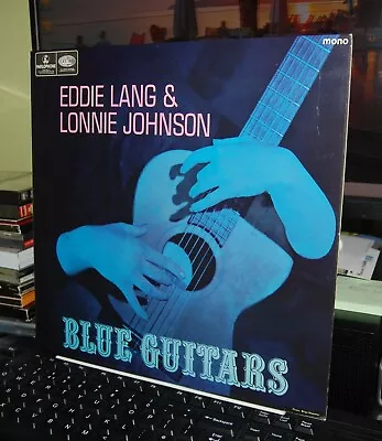 Eddie Lang & Lonnie Johnson.    Blue Guitars    Lp Uk 1967 Parlophone.mono. Orig • £40
