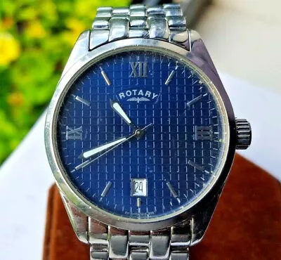 Vintage Rotary Dolphin Men's Quartz Watch - Blue Dial  • $110