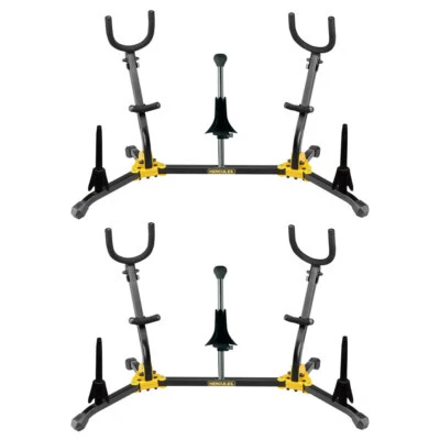 $189 • Buy 2PK Hercules Alto/Tenor Soprano Saxophone/Flute/Clarinet Instrument Stand/Holder
