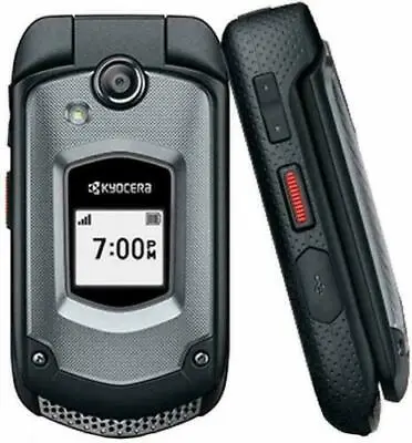 Kyocera DuraXTP E4281 PTT Black Sprint ONLY 3G Rugged GPS Camera Flip Cell Phone • $9.99
