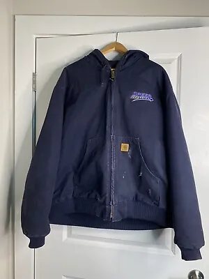 Carhartt Mens Jacket Xxl Used Navy Blue • $55