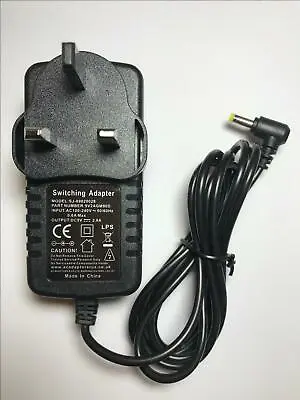 Replacement 9V AC Adaptor Power Supply For LOGIK L12SPDVD17 Portable DVD Player • £11.99