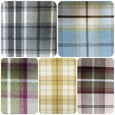 Fryetts Balmoral Tartan Checked Pattern Fabric Curtains Blinds Cushions Material • £1.49