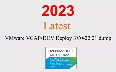 VMware VCAP-DCV Deploy 3V0-22.21 Dump GUARANTEED (1 Month Update) • $20