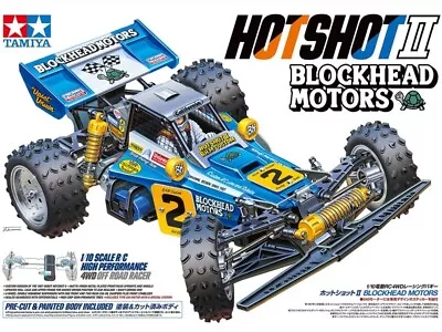 Tamiya Hotshot II Blockhead Motors 1/10 Radio Control RC Buggy * 58710 • £209