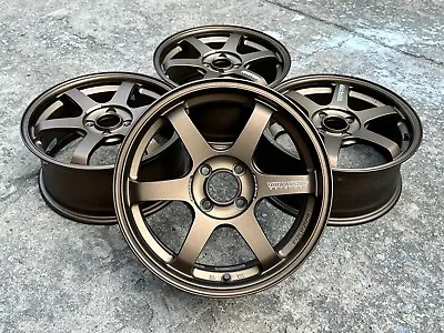 RAYS Volk Racing TE37 Sonic 16 Inch F 7.0 J ET+48 4H100 BR Color • $2500