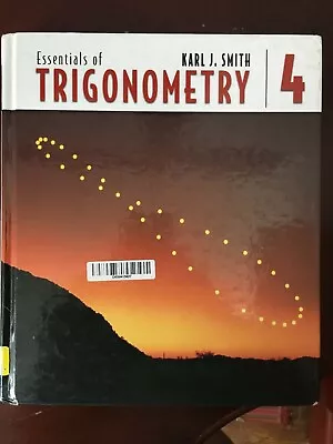 Essentials Of Trigonometry 4th Edition Book • $10.99