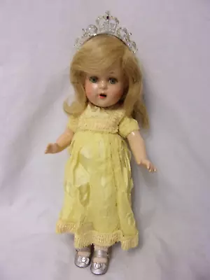 Madame Alexander All Original PRINCESS ELIZABETH Doll With Tiara 13   Rare • $125