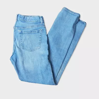 Old Navy Jeans 12 Youth Girls Skinny Built In Flex Distressed Adjustment Straps • $9.45