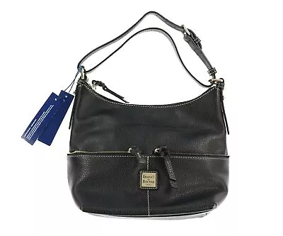 Dooney & Bourke 245073 Womens Dillen Leather Shoulder Bag Solid Black • $136