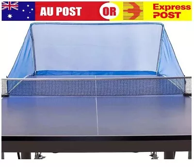 Ping Pong Ball Collecting Net Table Tennis Ball Catch Net Portable Training Tool • $46.99