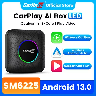 Carlinkit Android 13 Wireless Apple Carplay Android Auto Multimedia Play Ai Box • $285.99