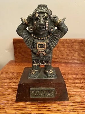 Vintage Aztec Mayan Warrior Statue Sculpture • $23.50