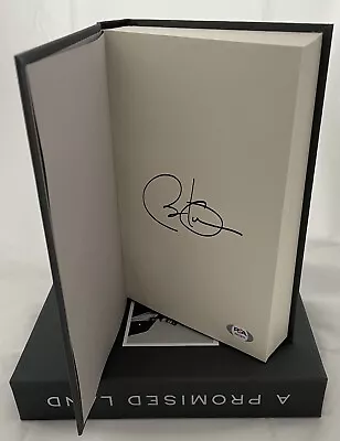 Barack Obama Signed A Promised Land Deluxe Edition Psa Dna Ai01970 Potus 44 • $999.95