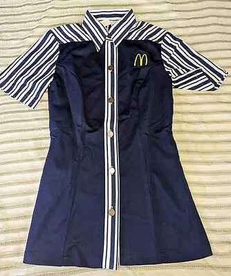 Vintage McDonalds  Uniform Shirt  Short Sleeve Size 10 Lot#24 • $40