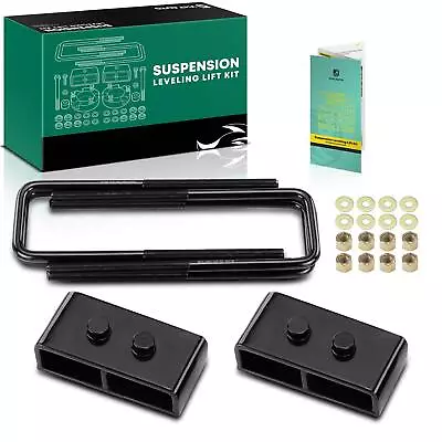 1.5  Rear Leveling Lift Kit With Blocks & U-Bolts For Ford F150 04-20 RWD/4WD • $40.99