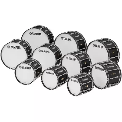 Yamaha 22  X 14  8300 Field-Corps Marching Bass Drum Black Forest 194744926686 • $479.96