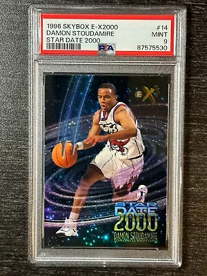 1996 Skybox E-X2000 Star Date 2000 Damon Stoudamire #14 PSA 9 MINT POP 4 • $47