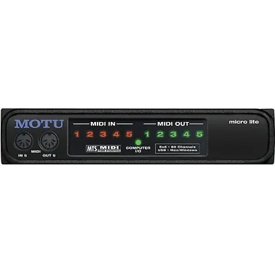 MOTU Micro Lite 5x5 USB MIDI Interface/Open Box/ Free Shipping • $120