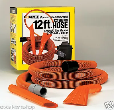 Mr. Nozzle 12 Ft. Vac Tool Kit Vacuum Hose Crevice Claw 1-1/2  Wet/Dry M100DB • $53.99