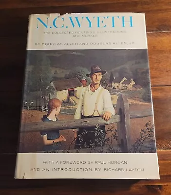 N. C. Wyeth : The Collected Paintings By Douglas Allen HC/DJ 1st EDITION 1972 • $4.99
