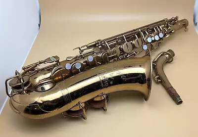 VINTAGE Late 50s/Early 60s Martin Indiana Alto Saxophone UNTESTED LOOK • $199.99