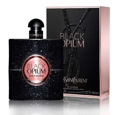 Yves Saint Laurent Black Opium 90ml Edp Spray - New Boxed & Sealed - Free P&p • £105.95