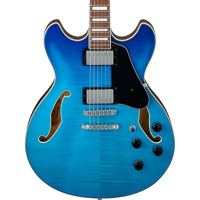 Ibanez AS73FM Artcore Semi-Hollow Electric Guitar Azure Blue Gradation • $549.99