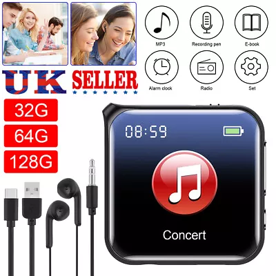 Mini Audio Voice Recorder Dictaphone Music MP3 Player FM Radio Alarm Clock 128G • £22.99