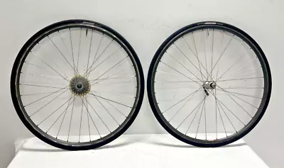 Vintage Trek Matrix ISO C-11 7-Speed 700C Wheelset Shimano 105 Hubs Strada Tires • $99.95