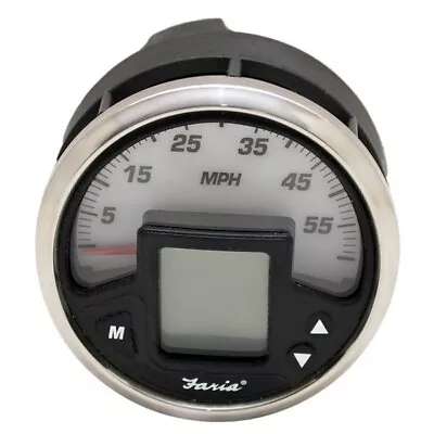 Faria Boat Speedometer Gauge IG1133B | 55MPH Mercury Smartcraft • $108.60