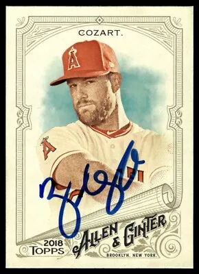 2018 Topps Allen & Ginter Zack Cozart Auto Los Angeles Angels #188 Signed • $9.99