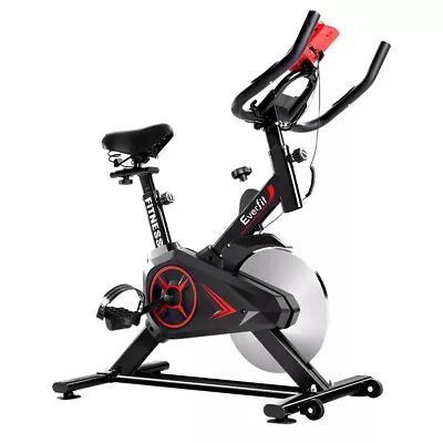 Everfit Spin Bike Exercise Bike Flywheel Cycling Home Gym Fitness Adjustable • $210.33