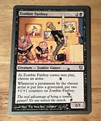 Mtg - Zombie Fanboy - Unhinged - Lp • £1.70