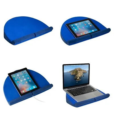 Lapwedge IPad Stand Tablet Stand Laptop Stand Reading Pillow (Blue) • £14.99