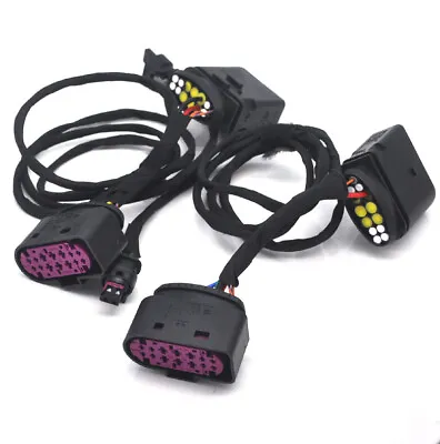 Retrofit Led IQ Head Light Cable Illuminated Grill Emblem Adapt For VW Id3 ID.3 • $79.99