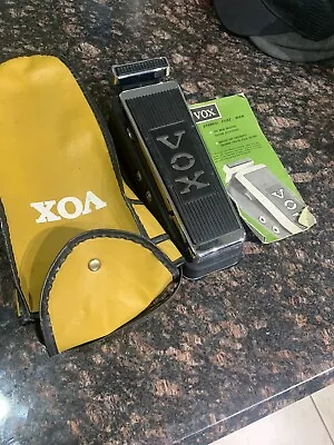 Vox 9-3700 Stereo Fuzz Wah Vintage 70s Guitar Effects Pedal W/Case And Booklet • $999