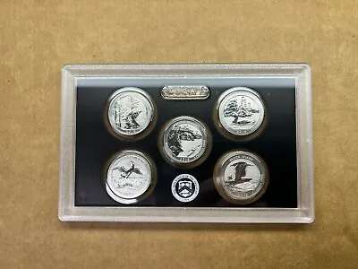 2018 S San Francisco Silver Reverse Proof Quarter Set NO BOX & COA 5 Coins • £48.20