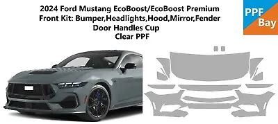 For Ford Mustang 2024 Front Paint Protection Film PreCut Kit PPF • $285.95