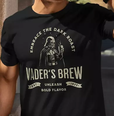 Vader'S Brew T-Shirt Star Wars Shirt Short Sleeve S-5Xl • $19.99