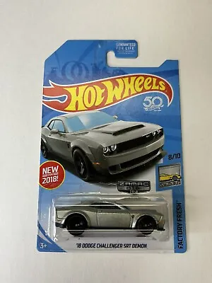 Hot Wheels 18 Dodge Challenger SRT Demon ZAMAC Edition Walmart Exclusive • $24.99