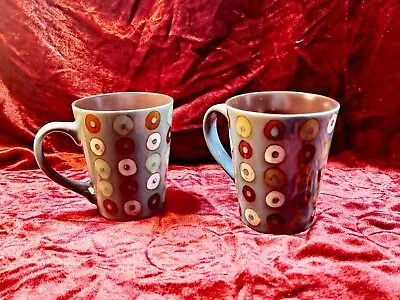 Set Of Two Mr. Coffee 12 Ounce Mugs - Retro Donut Design • $12